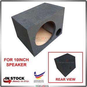 10'' 1Hole Single Sub Woofer Speaker Hot Box Mixture 6' and 4' Thickness Plywood